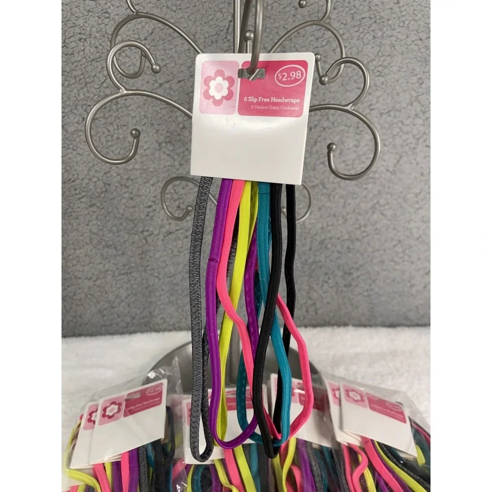 6 Slip Free‎ Headwraps Lot of 12 Packs of 6 each (QTY 72 Total)  NIB